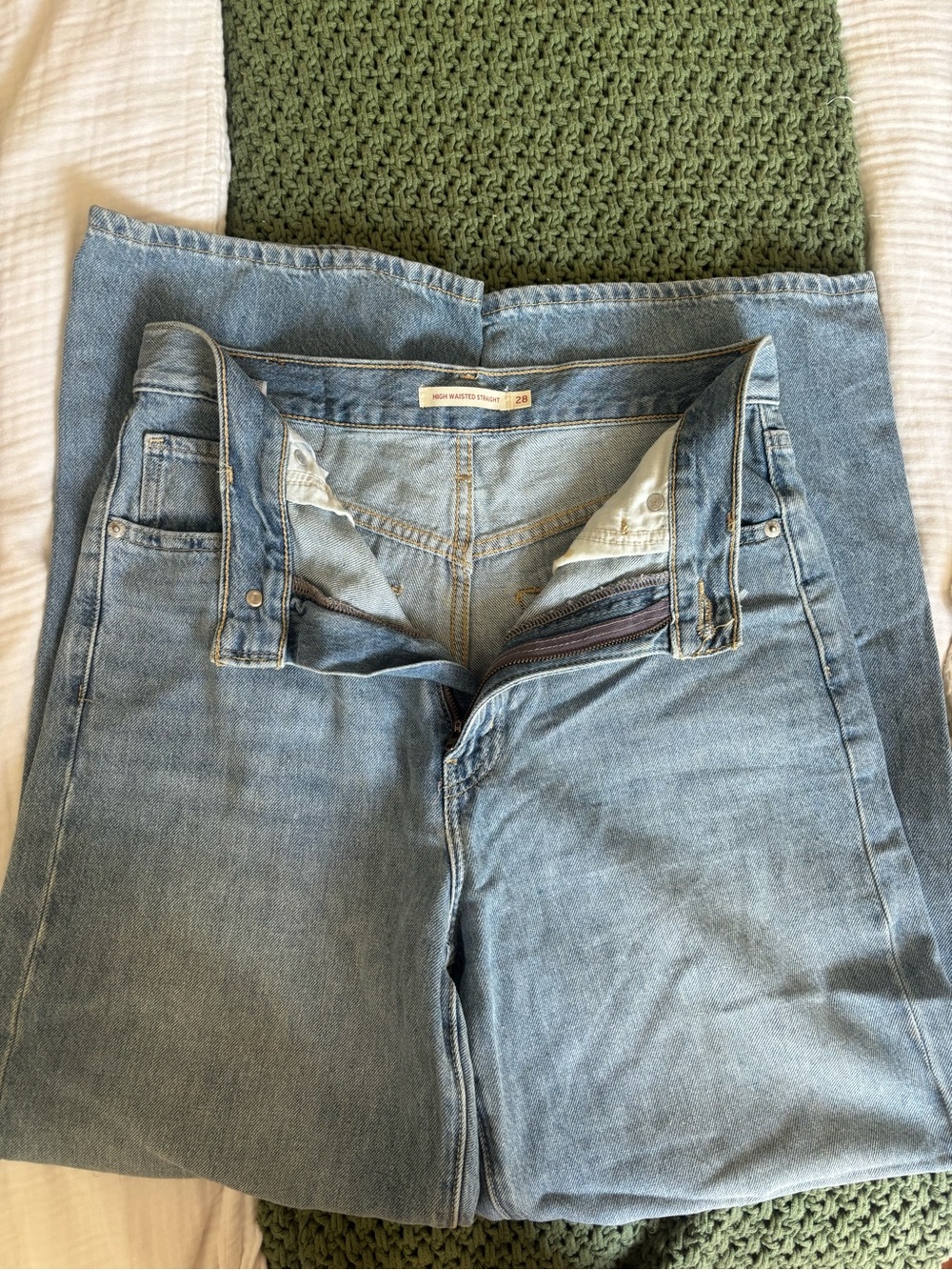 Levi's Women's Light Blue Straight Jeans